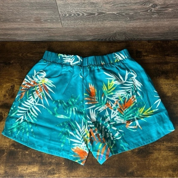 REVOLVE 🌴 Three Eighty-Two Lightweight Tropical Shorts Paradiso Teal, XS NWT! - Picture 5 of 14